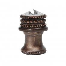 Carpe Diem Hardware 860B-2 - Cache Medium Round Knob w/ Flared Foot w/ An 18Mm Swarovski Crystal