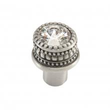 Carpe Diem Hardware 863-11 - Cache Medium Round Knob w/ An 16Mm Rivoli Swarovski Crystal