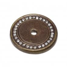 Carpe Diem Hardware 866-3 - Cache Round Escutcheon w/ Swarovski Crystals