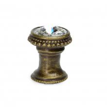 Carpe Diem Hardware 869-3 - Cache Knob w/ An 18Mm Rivoli Swarovski Crystal