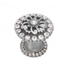 Carpe Diem Hardware 873H-2 - Cache Medium Round Knob w/ Halo Platform w/ Swarovski Crystals