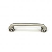 Carpe Diem Hardware 898-27 - Cache 5'' O.C. Pull w/ Swarovski Crystals & Sleeves