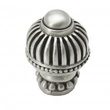 Carpe Diem Hardware 968-27 - Cricket Cage Large Round Knob w/ Beaded Base