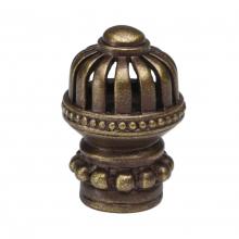 Carpe Diem Hardware 969-3 - Cricket Cage Medium Round Knob w/ Beaded Base