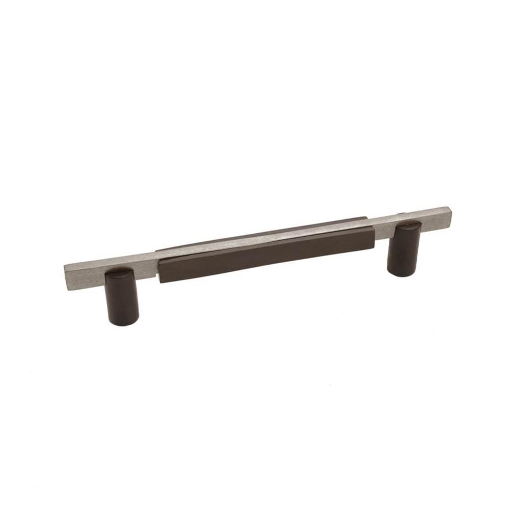 Contemporary Round Base Handle, Espresso Platinum