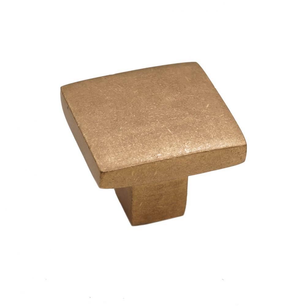 Flat Square Knob, Champagne