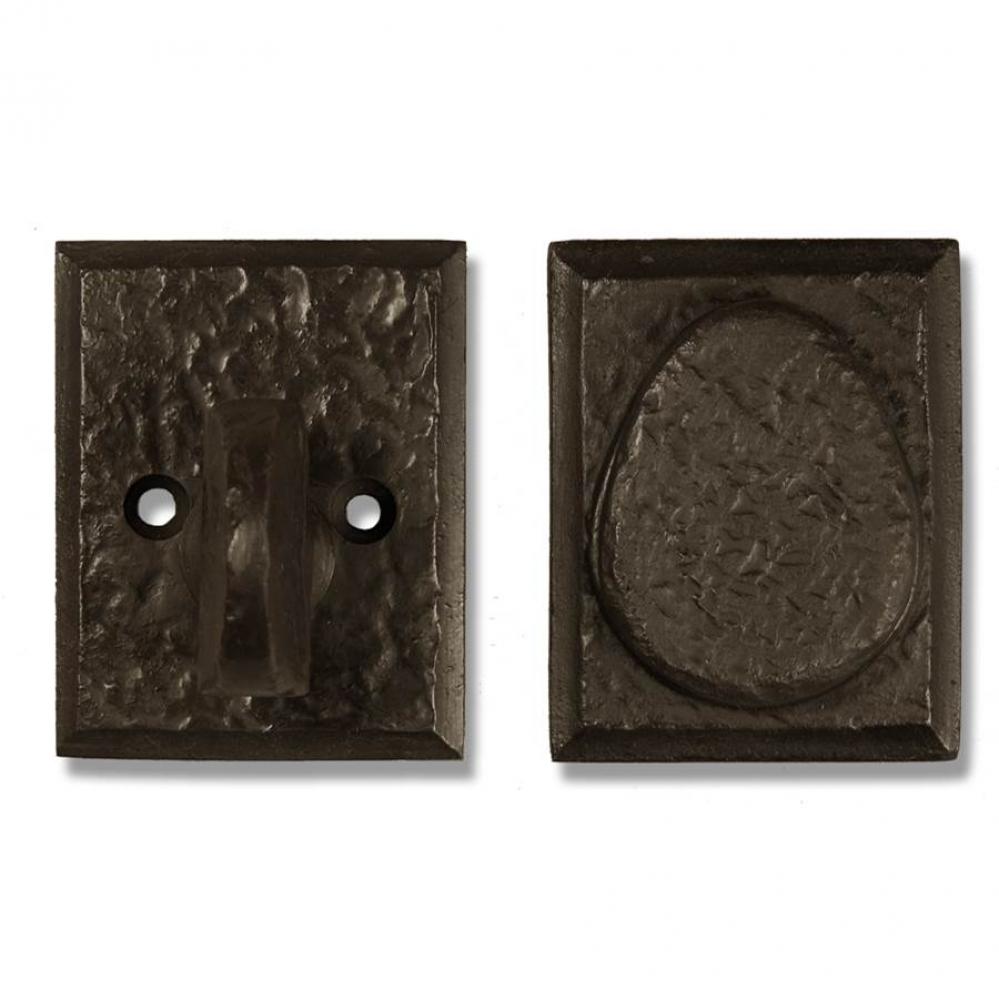 Deadbolt - Single Cylinder - Small - Square - w/Cover