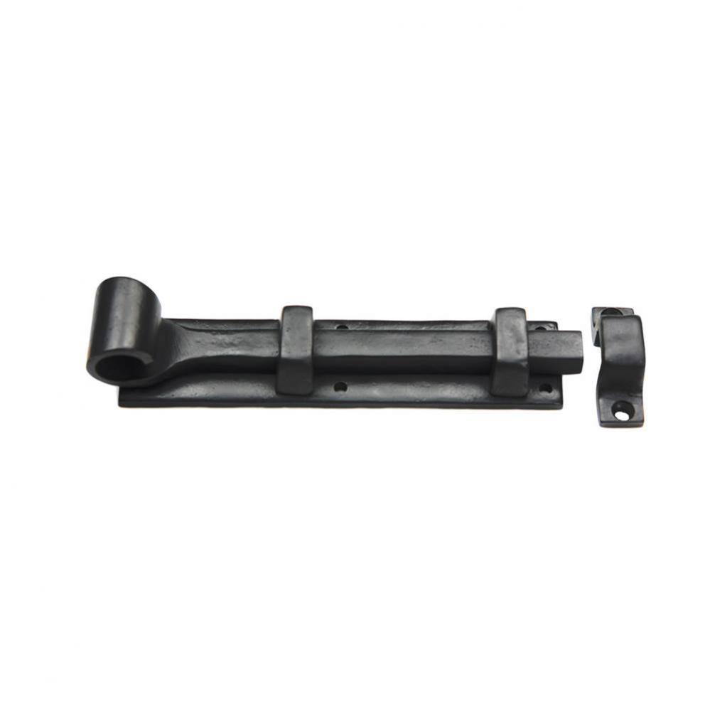 Slide Bolt - 6'', Black