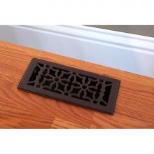 Coastal Bronze 02-410-C-10 - Cast Brass Vent - Any Style/Finish - 4'' x 10'', Oil Rubbed Bronze
