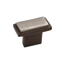 Coastal Bronze 03-502-EP - Contemporary Rectangluar Knob, Espresso Platinum