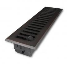 Coastal Bronze 04-210-C-10 - Cast Brass Vent - Any Style/Finish - 2-1/4'' x 10'', Oil Rubbed Bronze
