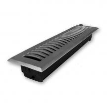 Coastal Bronze 05-210-C-15 - Cast Brass Vent - Any Style/Finish - 2-1/4'' x 10'', Brushed Nickel