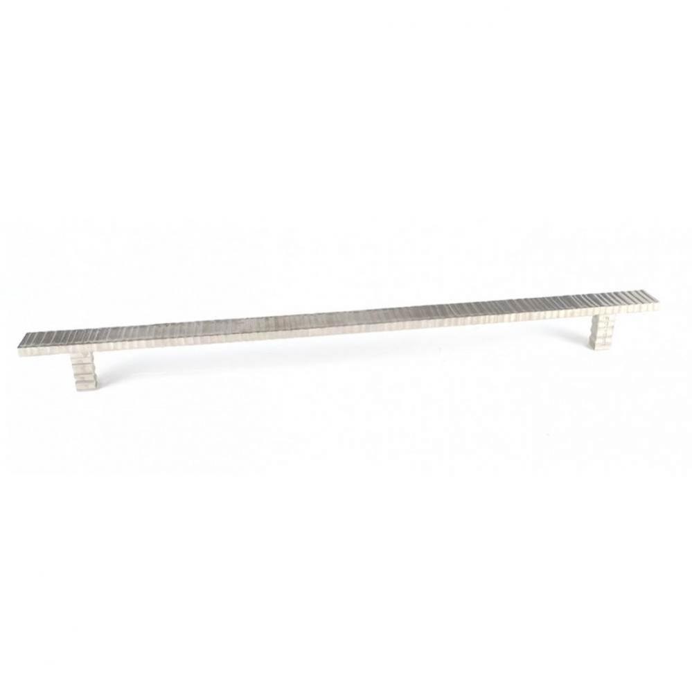Forged 3 Flat Bar Pull, Pair 14 1/2 Inch (c-c) - Satin Nickel