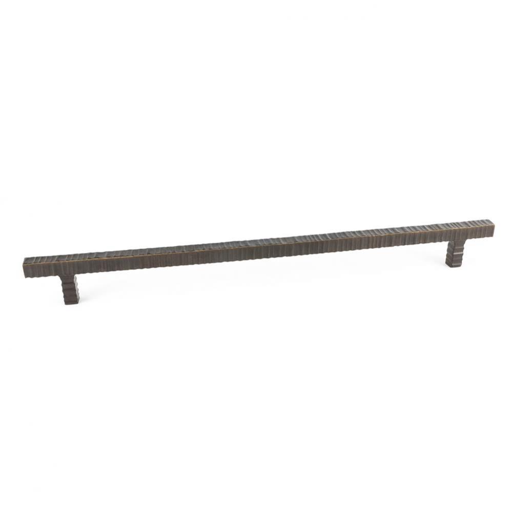 Forged 3 Square Bar Pull 14 1/2 Inch (c-c) - Oil Rubbed Bronze