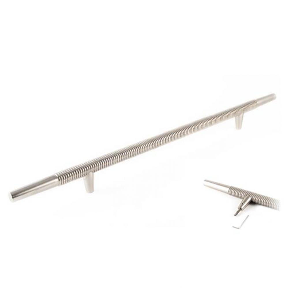 Stacked Pull, Pair 18 Inch (c-c) - Satin Nickel