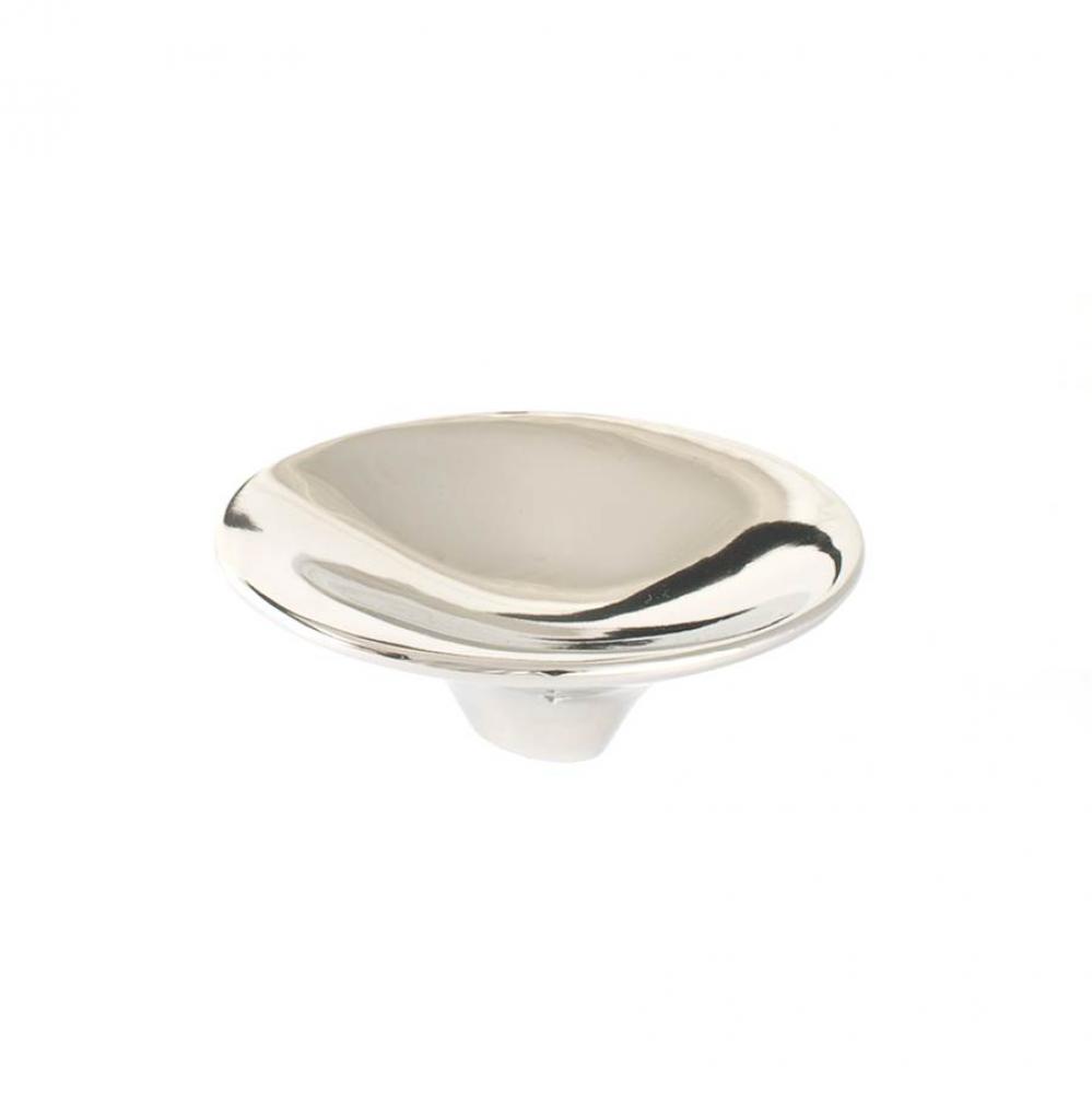Lotus Knob 3 1/4 Inch - Polished Nickel