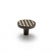 Du Verre DVAG01-AB - Argyle Round Knob 1 1/2 Inch - Antique Brass