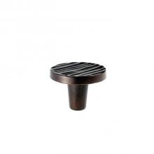 Du Verre DVFC301-ORB - Forged 3 Round Knob 1 1/2 Inch - Oil Rubbed Bronze