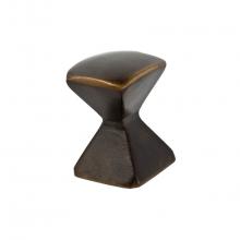 Du Verre DVFC34-ORB - Forged 2 Med Square Knob 7/8 Inch - Oil Rubbed Bronze