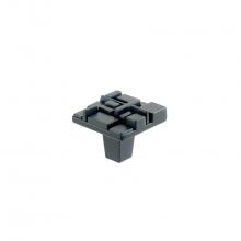 Du Verre DVOF01-BM - Offset Square Knob 1 1/2 Inch - Black Matte