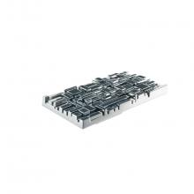 Du Verre DVOF04-PC - Offset Rectangle Pull 1 Inch (c-c) - Polished Chrome