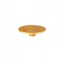 Du Verre DVP06-SB - Pomegranate Round Knob 4 3/8 Inch - Satin Brass