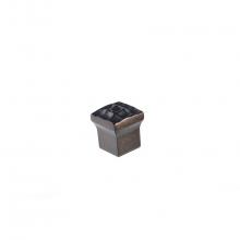 Du Verre DVP08-ORB - Pomegranate Square Knob 7/8 Inch - Oil Rubbed Bronze