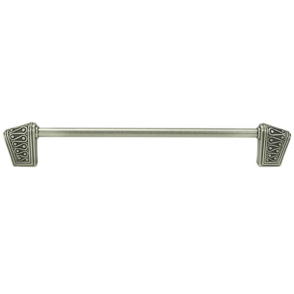 Rivoli 8'' CC Pull; Antique Nickel Plate