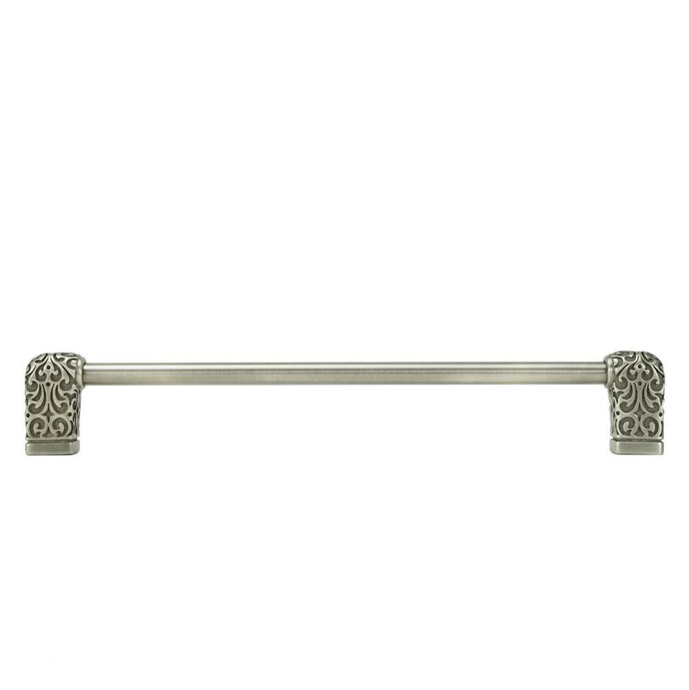 Via Veneto 8'' Cc Pull; Antique Nickel Plate