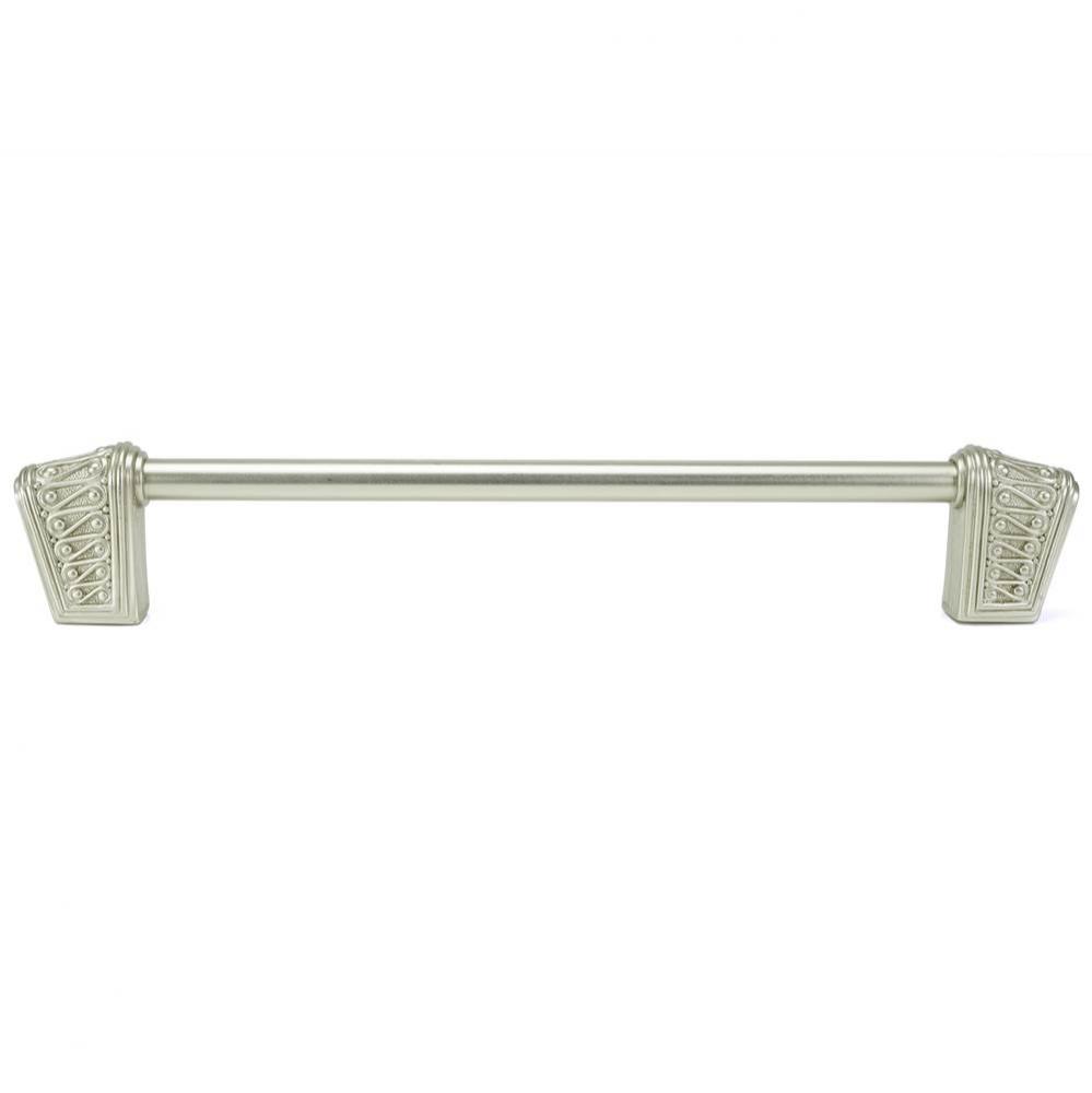 Rivoli 8'' CC Pull; Satin Nickel Plate