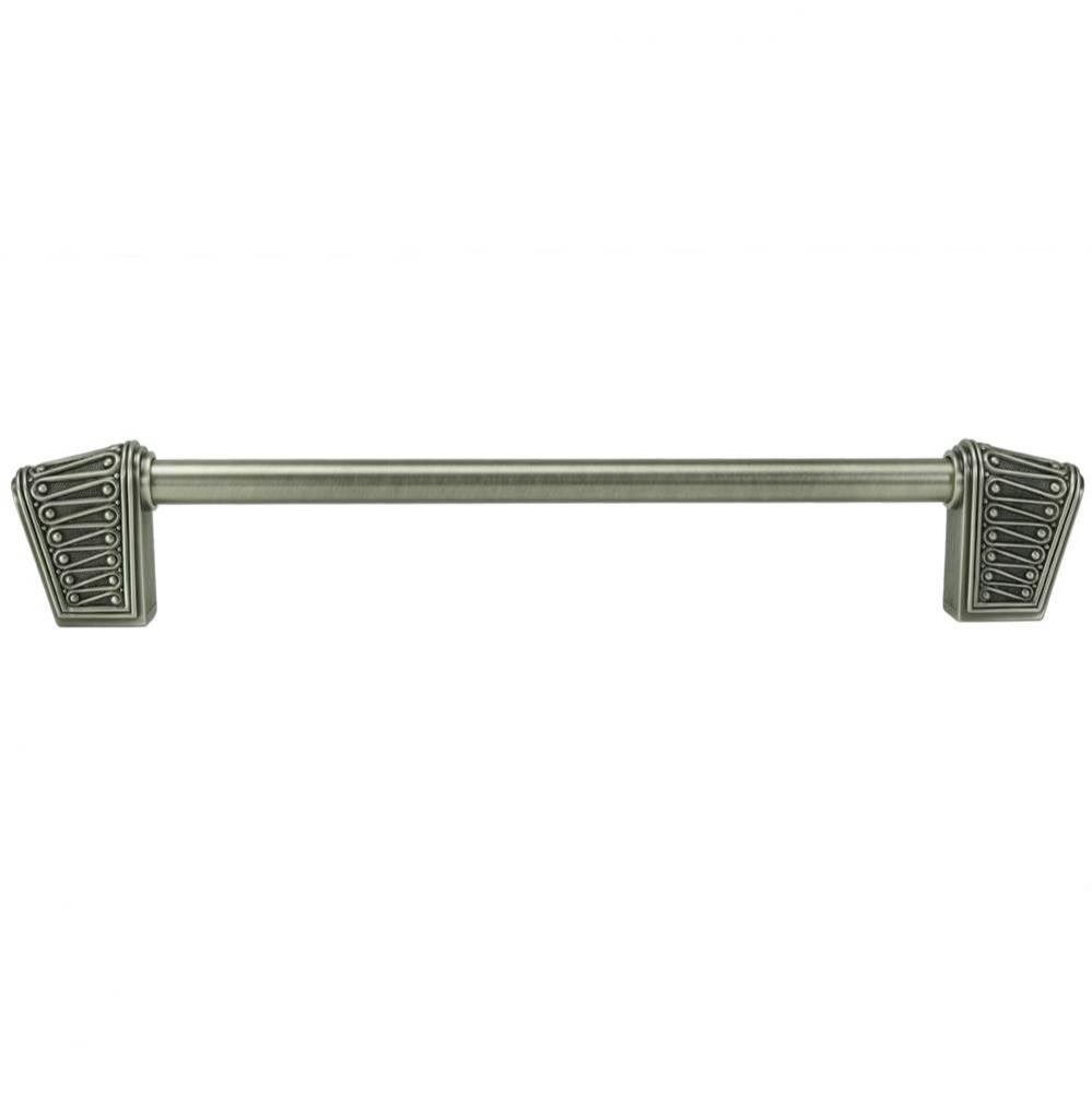 Rivoli 12'' CC Appliance Pull; Antique Nickel Plate