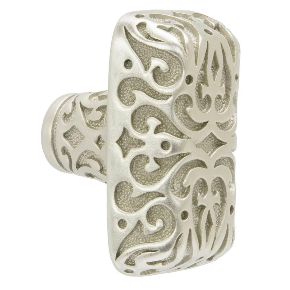 Via Veneto Knob; Satin Nickel Plate