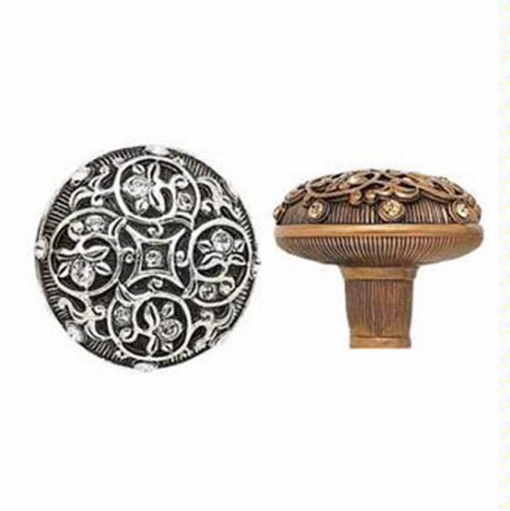 KNOB; CLEAR CRYSTAL/see 7907 FOR 1-11/16'' SIZE