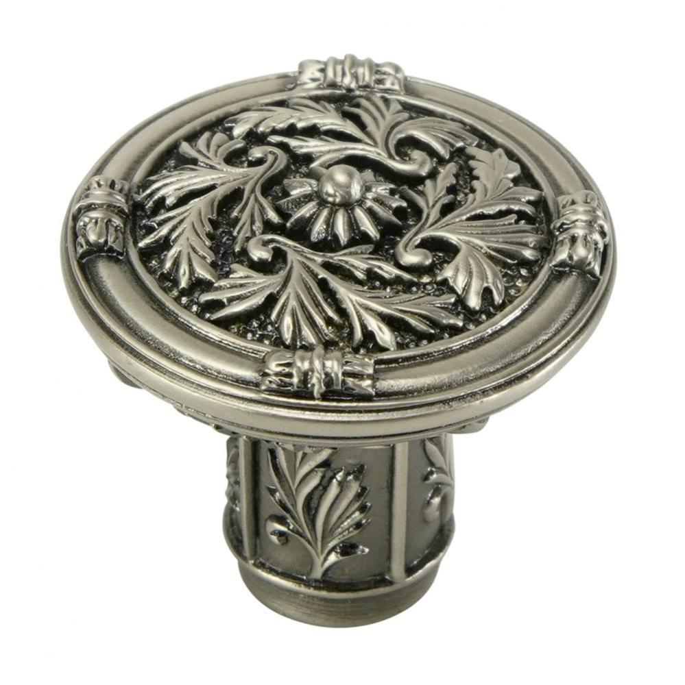 Geneve Knob In Antique Nickel Plate