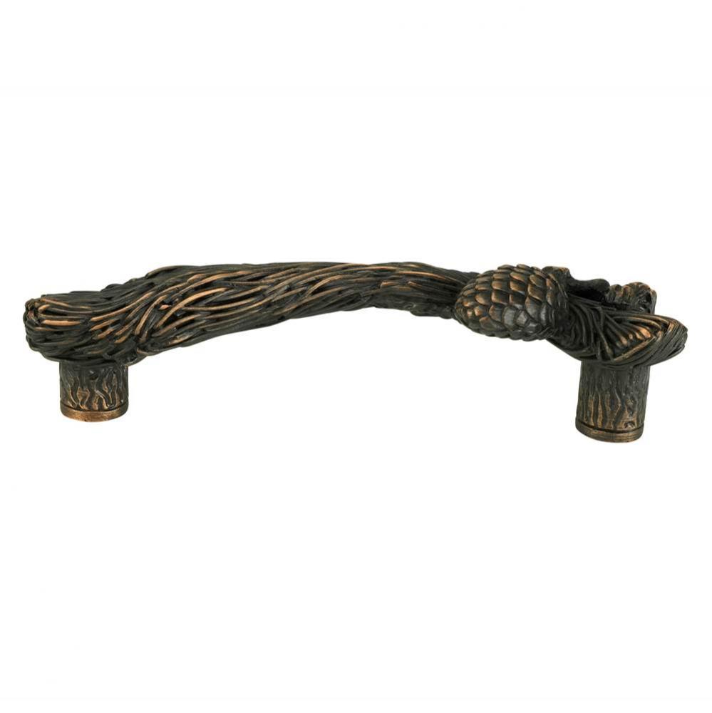 Edgar Berebi Arts and Craft 3-1/2'' Center To Center Pinecone Handle In Oiled Bronze Pla
