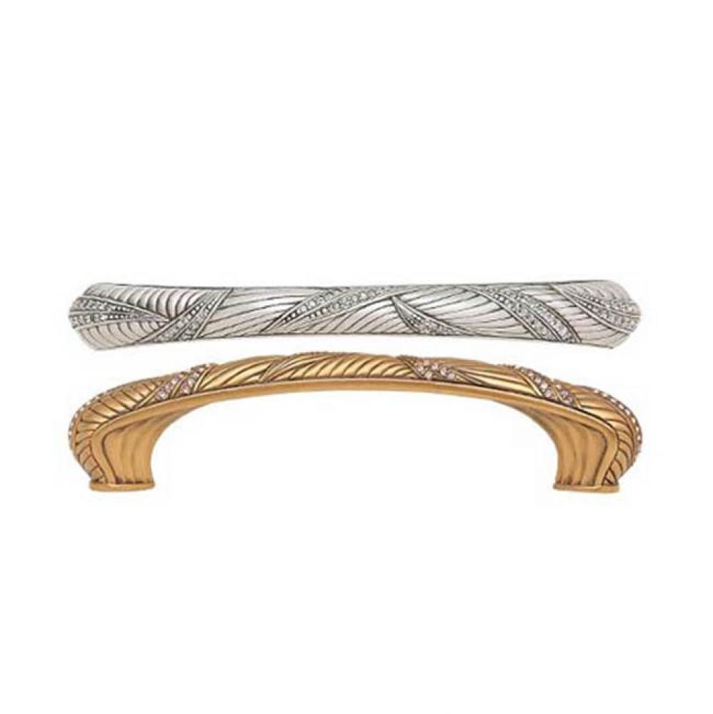 CHANDLER LEAF PULL w/ SILK CRYSTAL