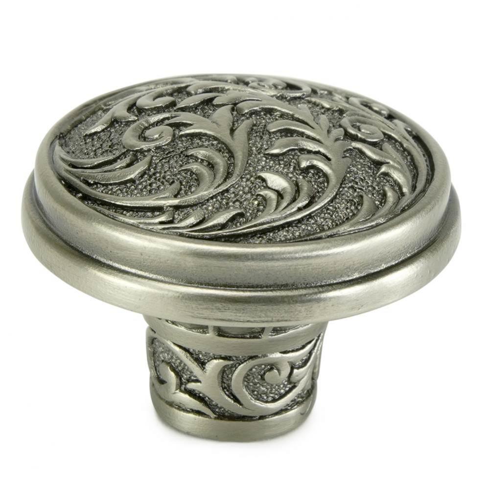 Glendale Knob In Antique Nickel Plate