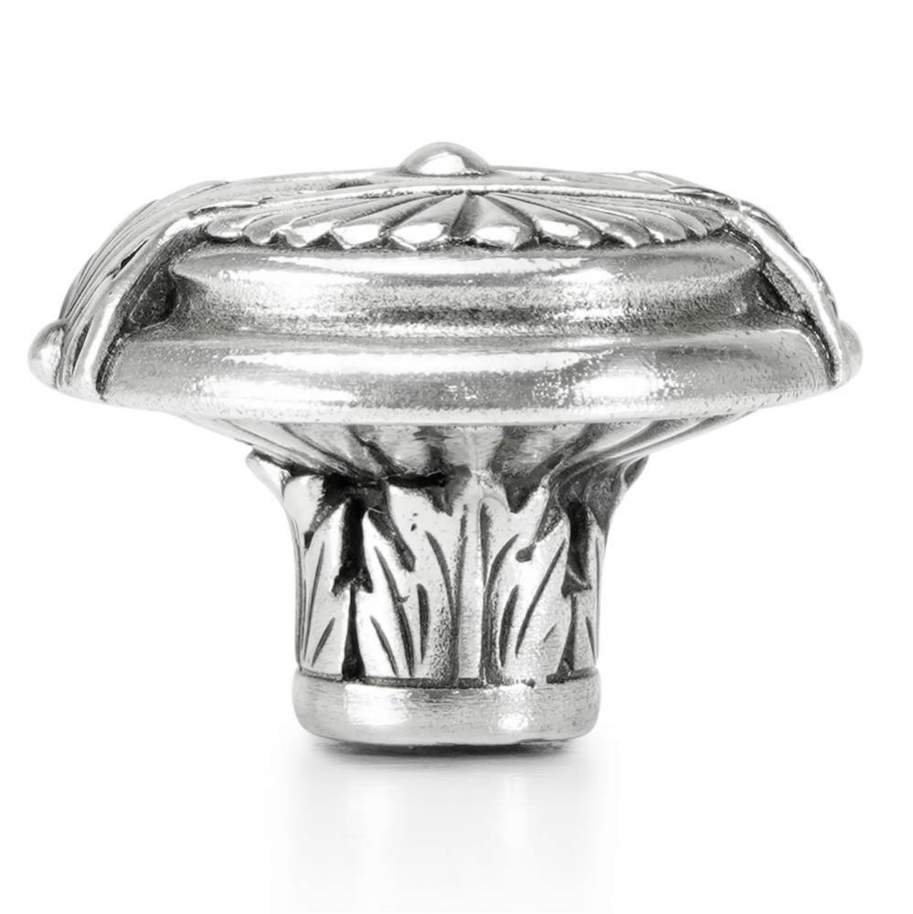 Nantucket Knob Burnish Silver Finish