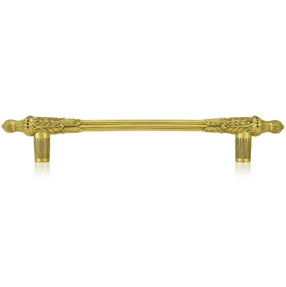 8'' C To C Hampton Small App. Pull; Lt. Colorado, Lt. Smoke and Smoke Topaz Museum Gold