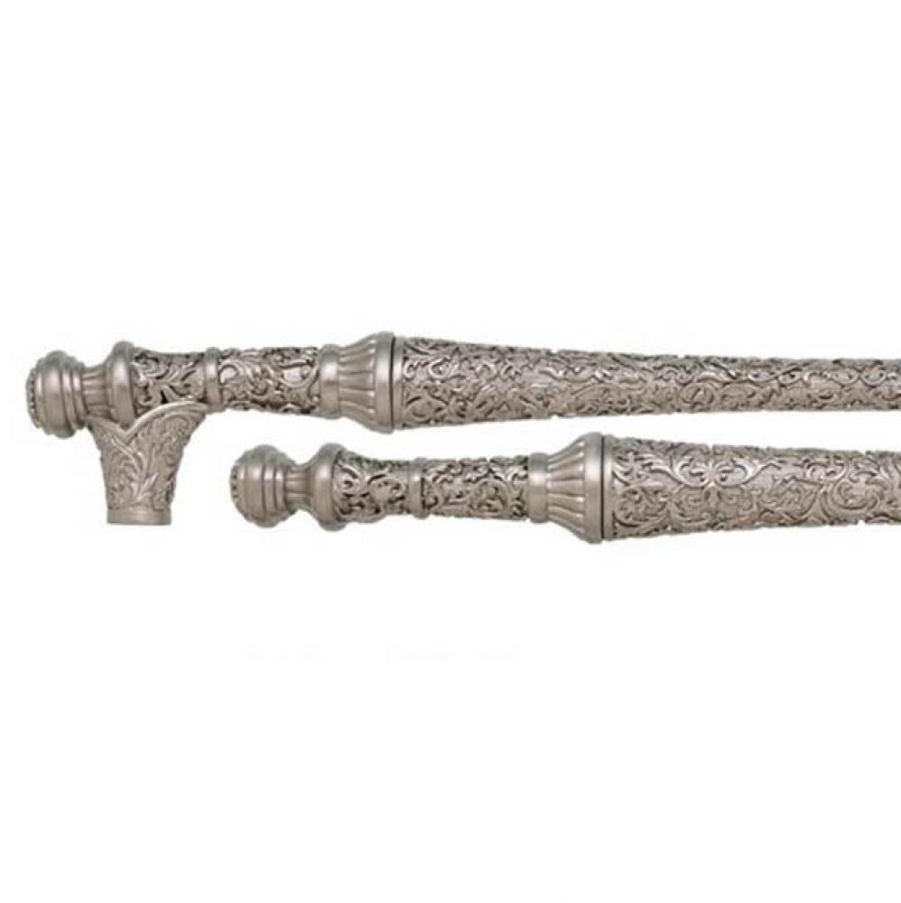 GLENDALE COURT APPLIANCE PULL; LT SMOKE TOPAZ CRYSTAL