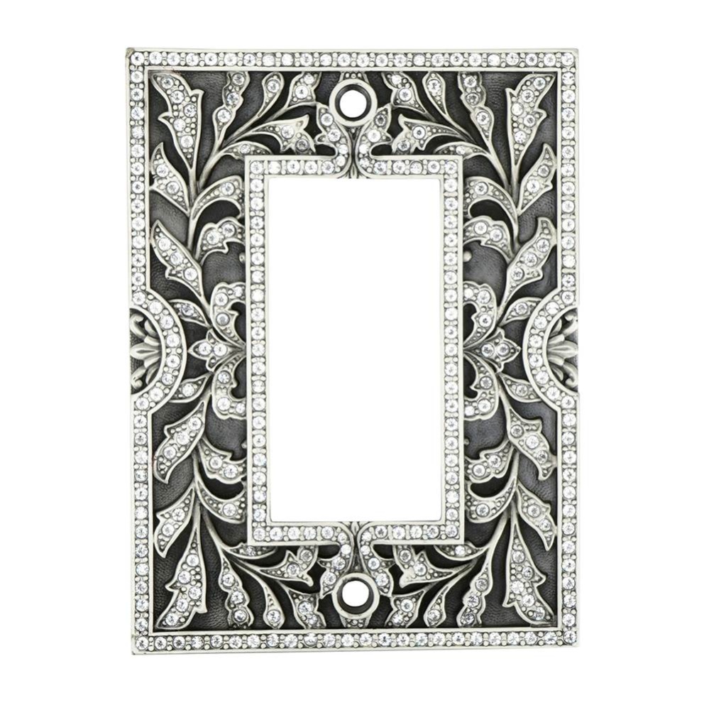 Single Gfi; No Decorative Top/Bottom; Clear Crystal