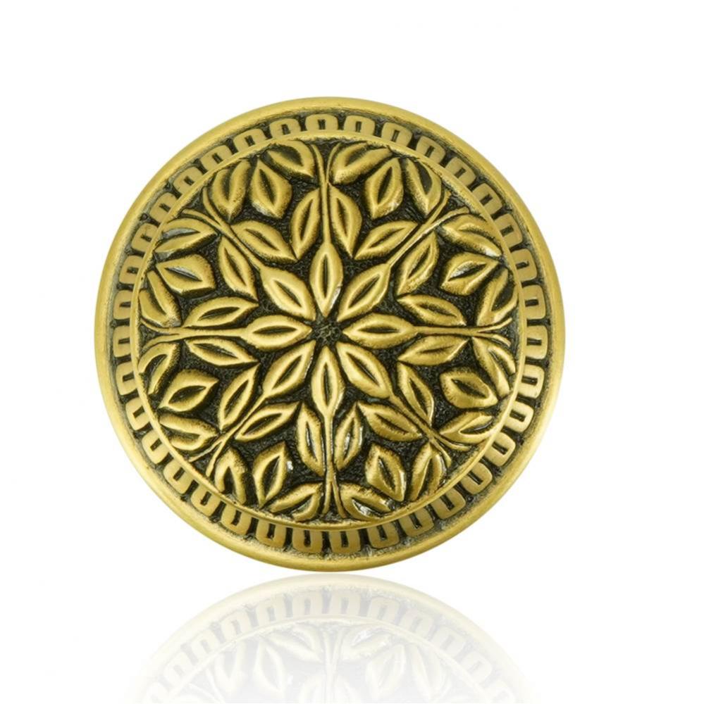 Hampton Knob; Museum Gold Finish
