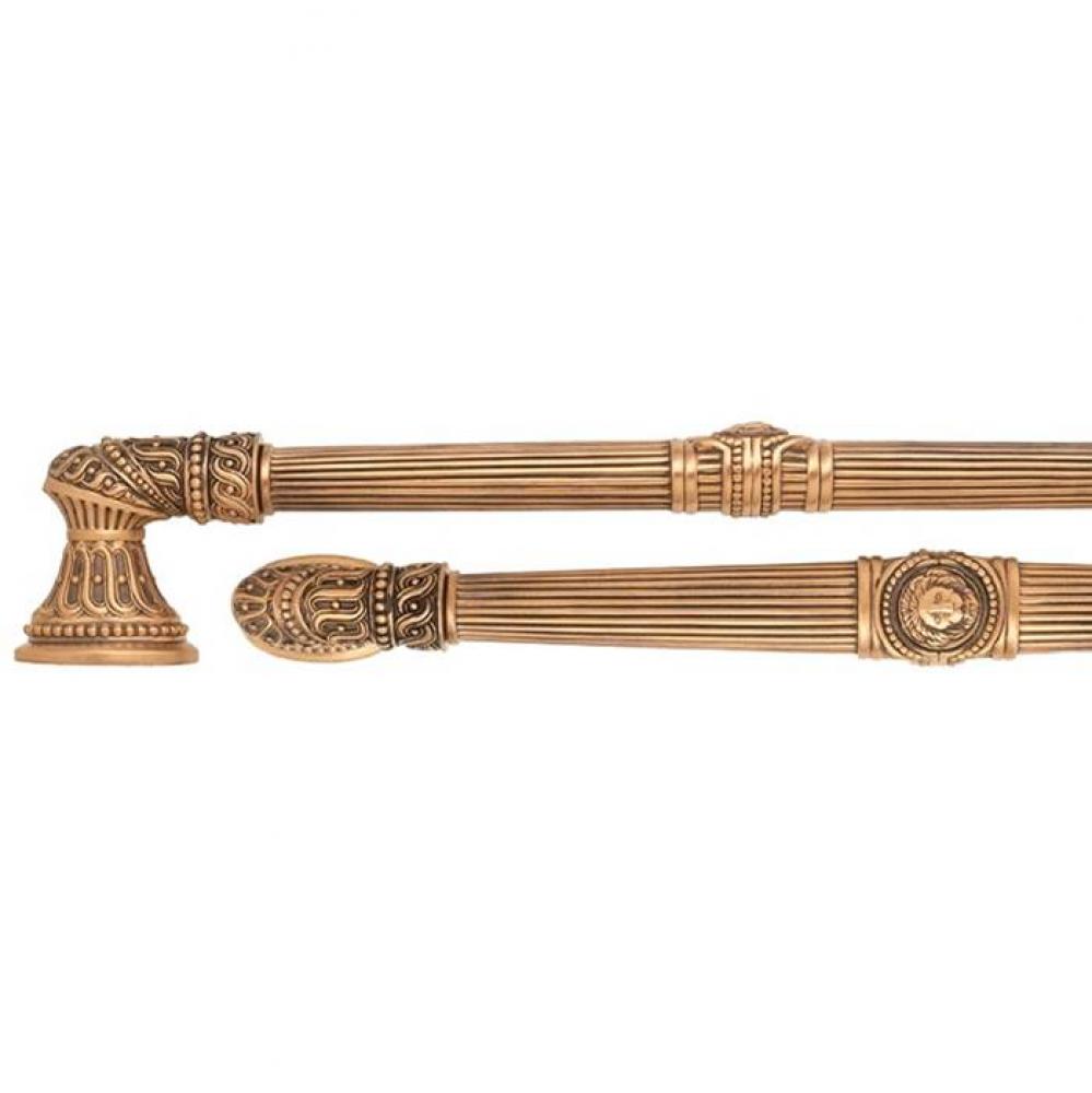 EMPIRE APPLIANCE PULL w/ VERTICAL LION MOTIF