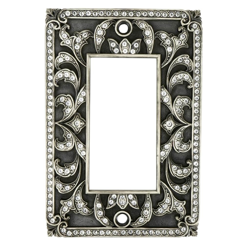 Single Gfi Switch Cover; Clear Crystal