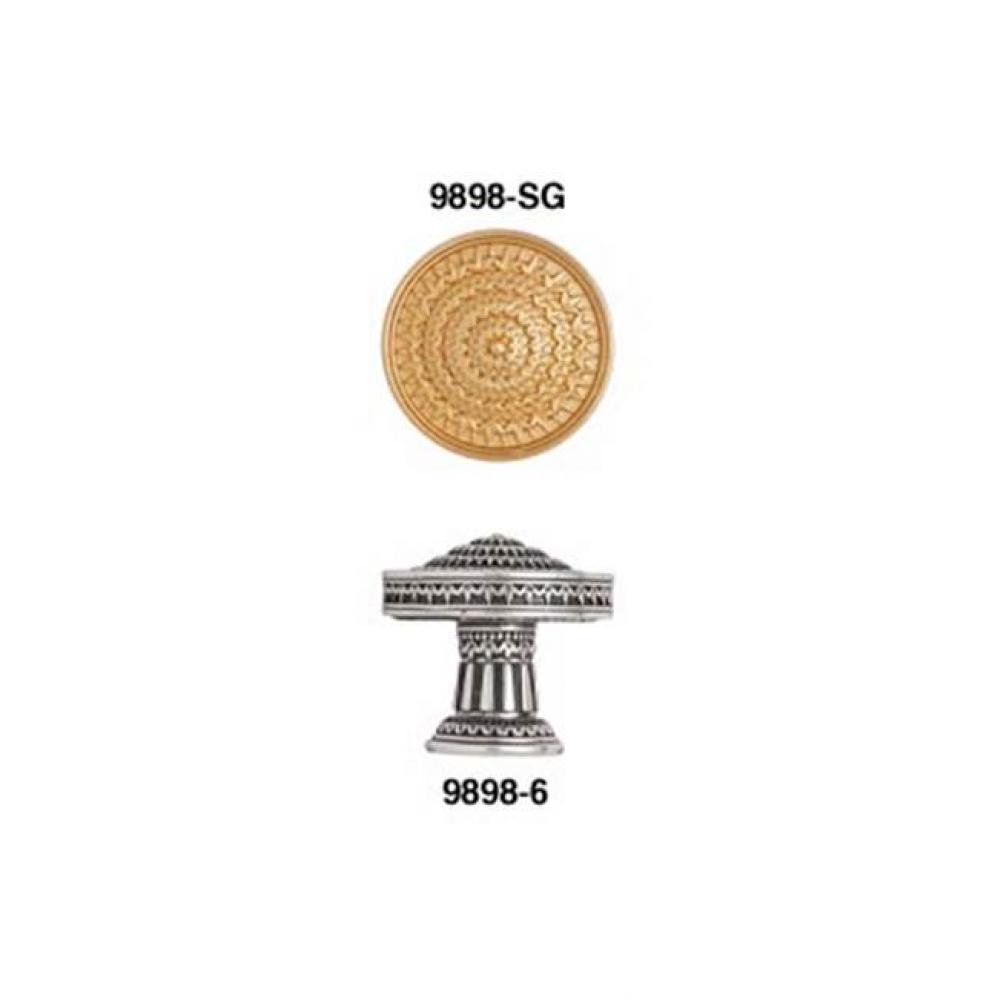 TOULOUSE KNOB; SEE 10059 FOR CRYSTAL VERSION