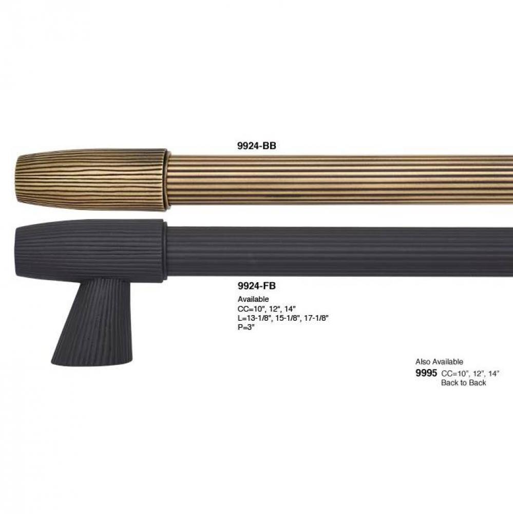 OBERLIN BACK TO BACK; 1'' DIAMETER HANDLE