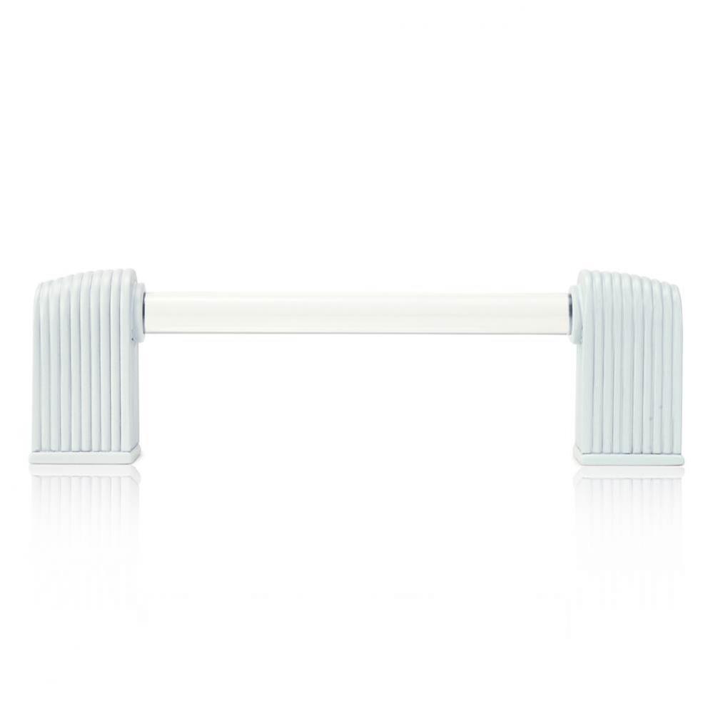 Oxford II 4'' cc Knob-Pull; Hidden White