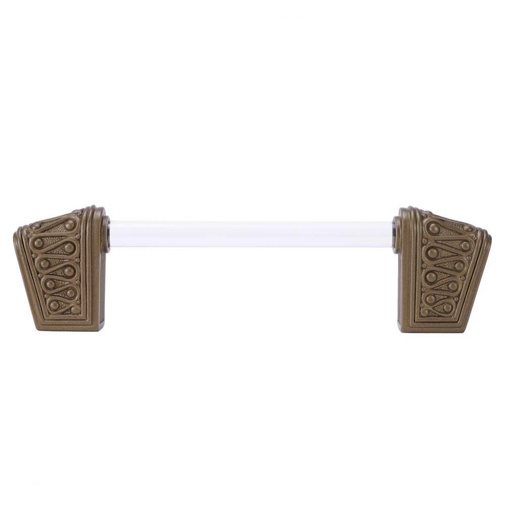 Rivoli Ii 4'' CC Knob-Pull; Burnt Bronze