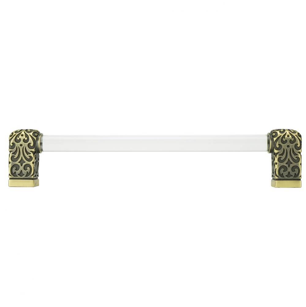 Via Veneto II 10'' cc Appliance Pull; Burnish Brass Plate