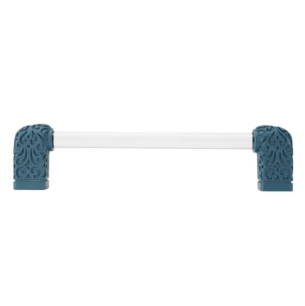 Via Veneto II 6'' cc pull; Blue Titanium